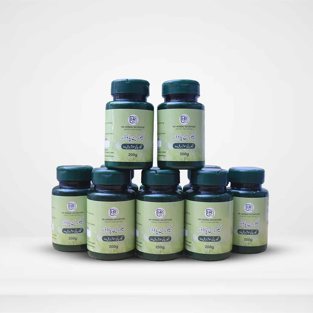 HR Herbal Nutrition Licorin Powder – 100% Herbal Formula for Women’s Health | Leucorrhea Support | 30 Capsules