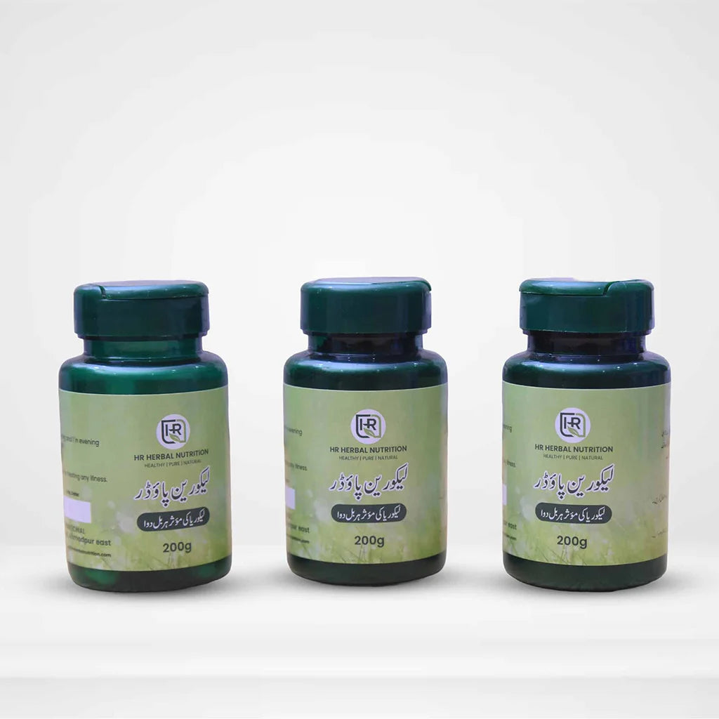 HR Herbal Nutrition Licorin Powder – 100% Herbal Formula for Women’s Health | Leucorrhea Support | 30 Capsules