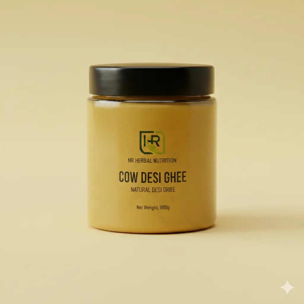 Desi Cow Ghee | Pure and Natural | 500g & 1kg | HR Herbal Nutrition