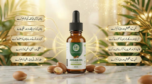HR Herbal Nutrition Argan Oil – 100% Pure & Natural | Vitamin E Rich, Moroccan| Skin, Hair & Nail Care | 20 ml